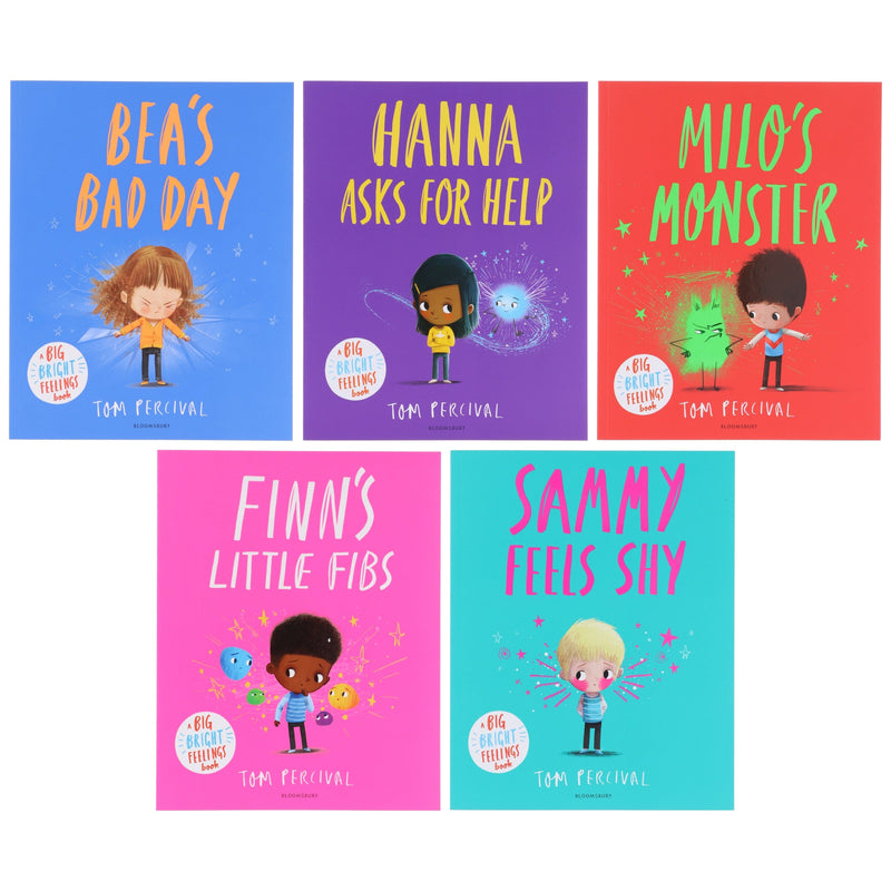 A Big Bright Feeling Series (Set 1) by Tom Percival 5 Books Collection Set - Ages 0-5 - Paperback 0-5 Bloomsbury Publishing