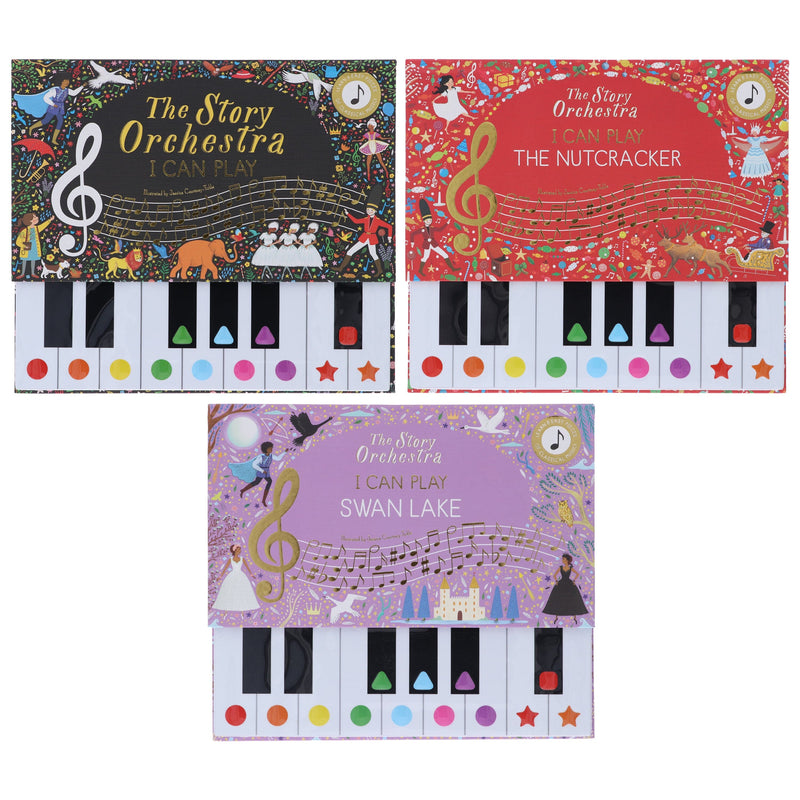 The Story Orchestra Series (I Can Play, The Nutcracker & Swan Lake) Learn 8 Easy Pieces From the Series! 3 Books Collection Set - Ages 4-7 - Hardback 5-7 Frances Lincoln Publishers Ltd