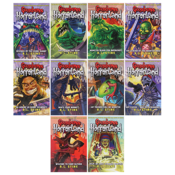 Goosebumps HorrorLand 10 Books Collection by R. L. Stine - Ages 9-14 - Paperback 9-14 Scholastic