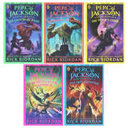 Percy Jackson And The Olympians Series By Rick Riordan 5 Books Collection Set - Ages 9+ - Paperback 9-14 Penguin Random House