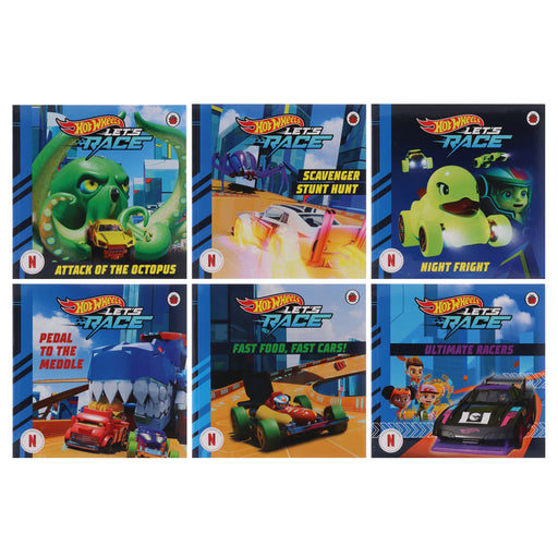 Hot Wheels: Let’s Race Collection 6 Picture Storybook Set - Ages 3+ - Paperback 3-5 Ladybird