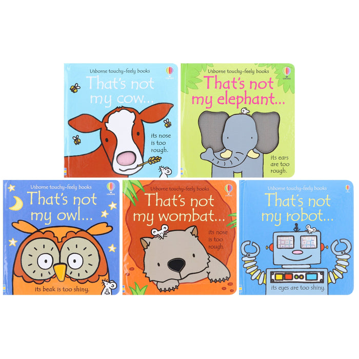 Usborne touchy feely books: That's not my... Series 1 & 2 By Fiona Watt & Rachel Wells: 10 Books Collection Set - Ages 0-3 - Board Book 0-5 Usborne Publishing Ltd
