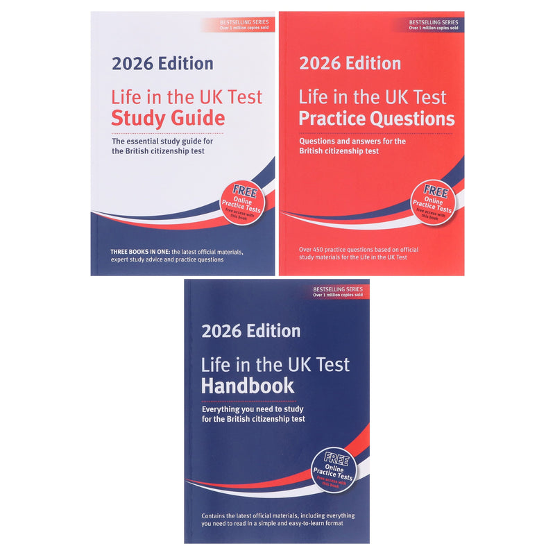 Life in the UK Test 2026 By Henry Dillon and Alastair Smith 3 Books Collection Set - Non Fiction - Paperback Non-Fiction Red Squirrel Publishing