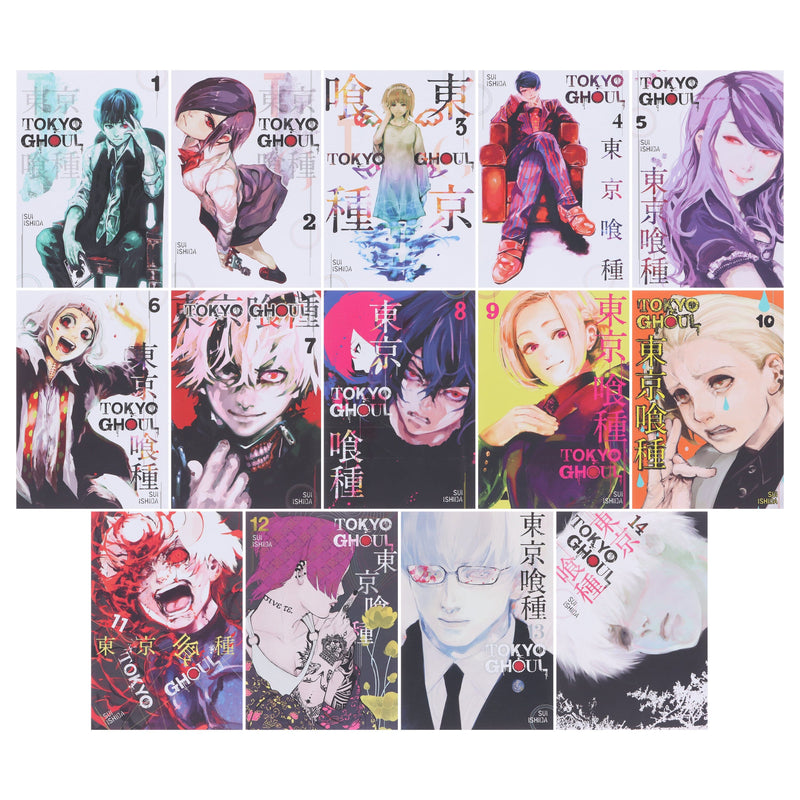 Tokyo Ghoul By Sui Ishida Complete Box Set (Vol 1-14) - Ages 14+ - Paperback Graphic Novels Simon & Schuster