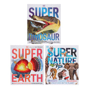 The Super Encyclopedia Collection By DK (Nature, Earth & Dinosaur) 3 Books Collection Set - Ages 9-12 - Paperback 9-14 DK