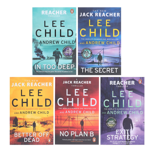 Jack Reacher Series (Books 26-30) by Lee & Andrew Child 5 Books Collection Set - Fiction - Paperback Fiction Penguin Random House