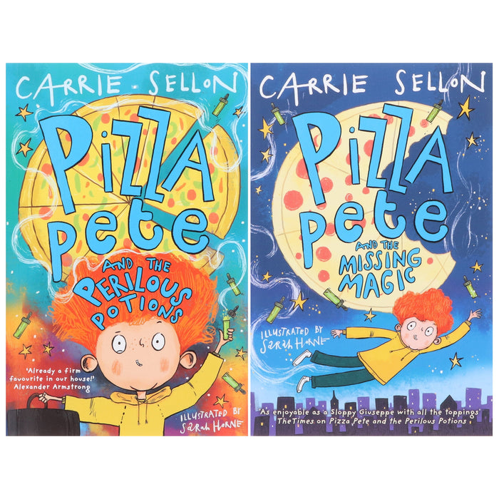 Pizza Pete Series By Carrie Sellon: 2 Books Collection Set - Ages 9-12 - Paperback 9-14 Guppy Books