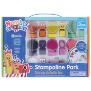 Colourblocks: My Big Box of Colours 6 Books & Numberblocks Stampoline Park Stamp Activity Collection Set - Ages 3+ 0-5 Various