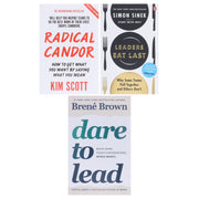 Dare to Lead, Radical Candor & Leaders Eat Last 3 Books Collection Set - Non Fiction - Paperback Non-Fiction Various