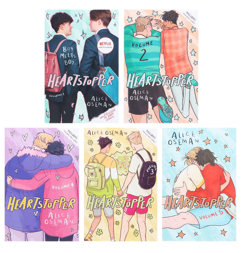 Heartstopper by Alice Oseman Volumes 1-5 — Books2Door