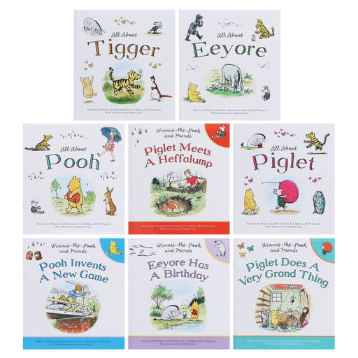 Winnie The Pooh and Friends By A.A. Milne & E.H. Shephard 8 Picture Books Collection Set - Ages 2+ - Paperback 0-5 HarperCollins Publishers