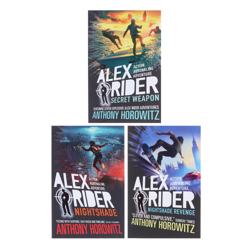 Alex Rider (Book 12-14) by Anthony Horowitz: 3 Books Collection Set - Ages 9-12 - Paperback 9-14 Walker Books Ltd
