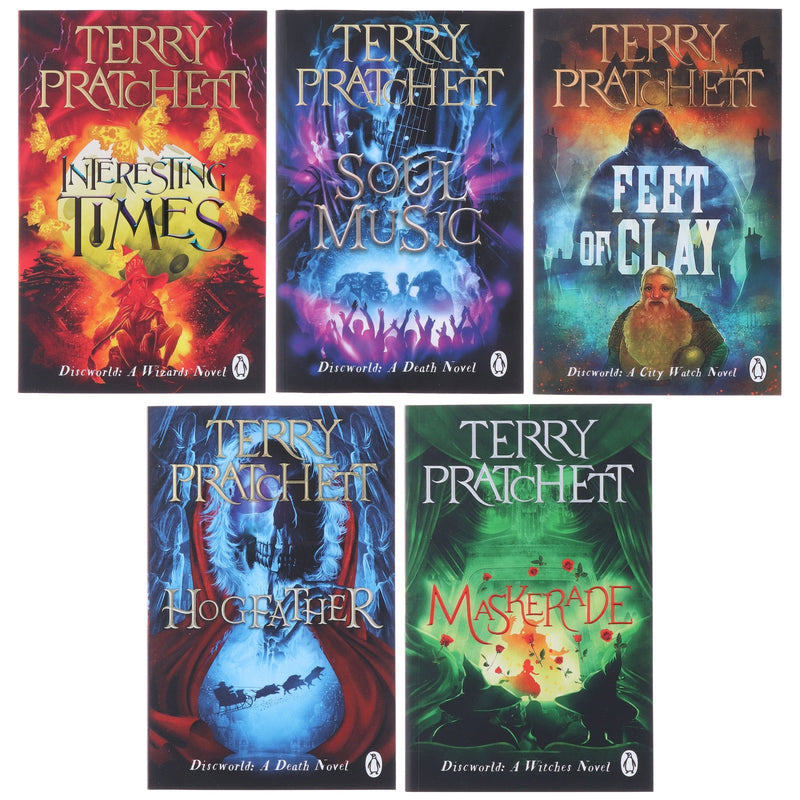 Discworld (Book 16-20) by Terry Pratchett 5 Books Collection Set - Fiction - Paperback Fiction Penguin Random House