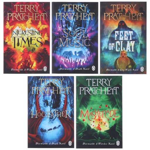 Discworld (Book 16-20) by Terry Pratchett 5 Books Collection Set - Fiction - Paperback Fiction Penguin Random House