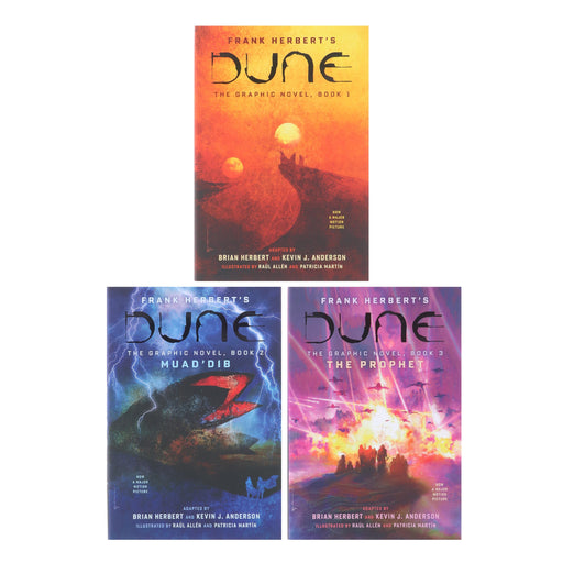 Dune: The Graphic Novel by Brian Herbert & Kevin J. Anderson The Complete 3 Books Boxed Set - Fiction - Hardback Graphic Novels Abrams