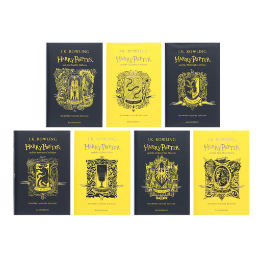 Harry Potter Hufflepuff House Edition 6 Books Set Collection By J.K Rowling - Ages 9-14 - Hardback 9-14 Bloomsbury Publishing PLC