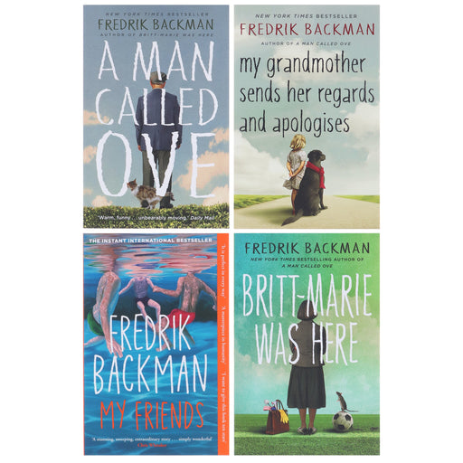 Fredrik Backman 4 Books Collection Set - Fiction - Paperback Fiction Hachette