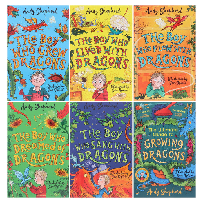 Boy Who Grew Dragons Series By Andy Shepherd 6 Books Collection Set - Ages 7-9 - Paperback 7-9 Bonnier Books Ltd