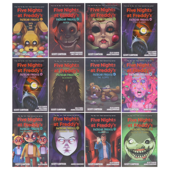 Five Nights at Freddy's Fazbear Frights By Scott Cawthon 12 Books Box Set - Age 12+ - Paperback Fiction Scholastic