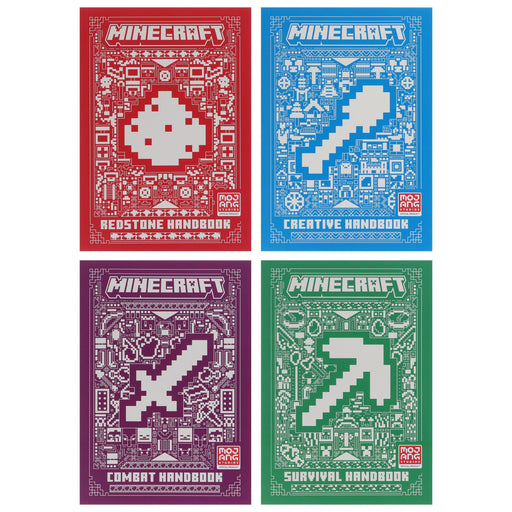 Minecraft Handbook Collection by Mojang AB: 4 books Collection Set - Ages 8-10 - Paperback 9-14 Egmont Publishing