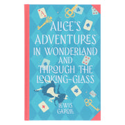 Alice's Adventures in Wonderland & Through the Looking-Glass by Lewis Carroll - Fiction - Sprayed Edge Hardback Fiction Wilco Books