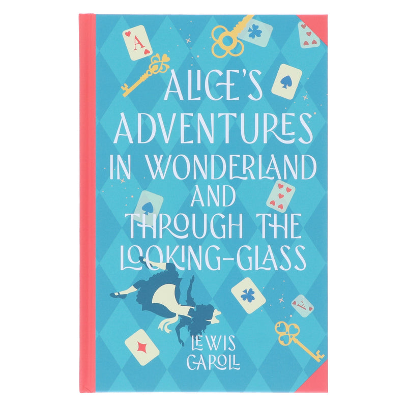 Alice's Adventures in Wonderland & Through the Looking-Glass by Lewis Carroll - Fiction - Sprayed Edge Hardback Fiction Wilco Books