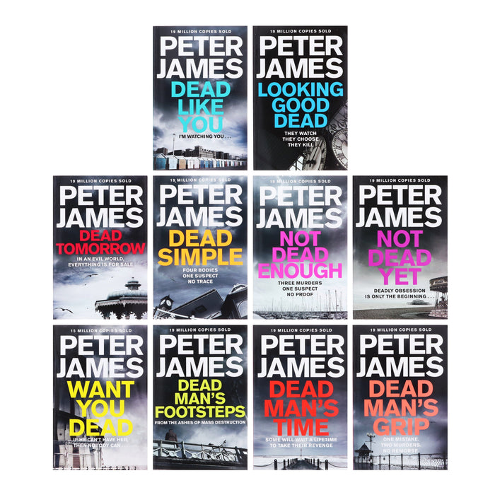 Roy Grace by Peter James: Books 1-10 Collection Set - Fiction - Paperback Fiction Pan Macmillan