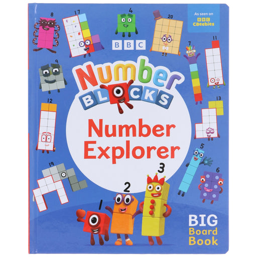 Numberblocks: Number Explorer (A Big Board Book) - Learn with the Numberblocks! - Ages 3-5 - Board Book 3-5 Sweet Cherry Publishing