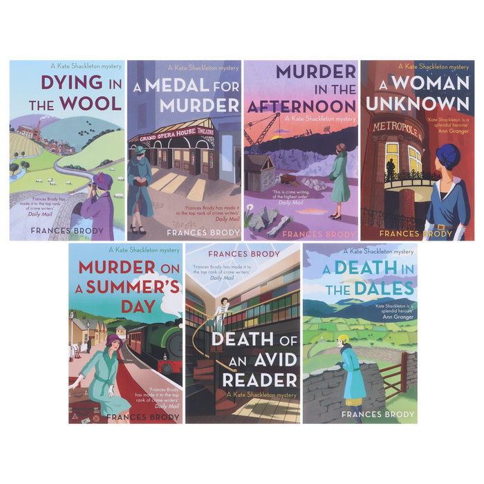 Kate Shackleton Mysteries by Frances Brody 7 Books Collection Set - Fiction - Paperback Fiction Hachette