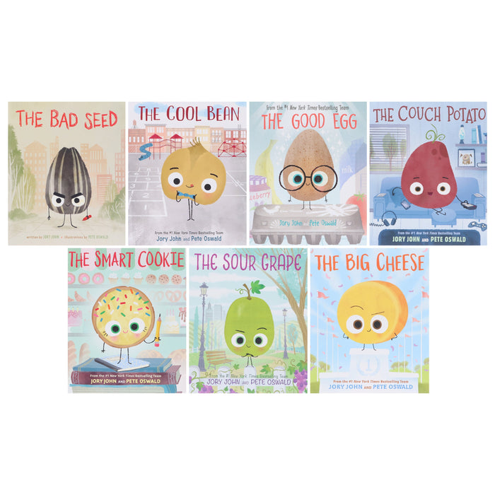 The Food Group Series By Jory John Illustrated 7 Picture Books Collection Set - Ages 4-8 - Paperback 3-5 HarperCollins Publishers