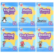 CGP Children Reception Activity Book Bundle 6 Books Collection Set - Ages 4-5 - Paperback 3-5 Coordination Group Publications Ltd (CGP)