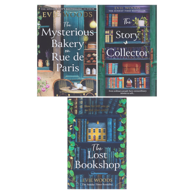 Evie Woods: The Mysterious Bakery on Rue de Paris, The Story Collector & The Lost Bookshop 3 Books Collection Set - Fiction - Paperback Fiction HarperCollins Publishers