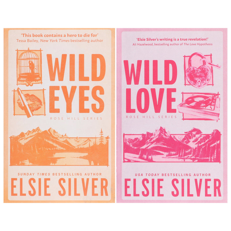 Rose Hill Series By Elsie Silver (Wild Love & Wild Eyes) 2 Books Collection Set - Fiction - Paperback Fiction Hachette