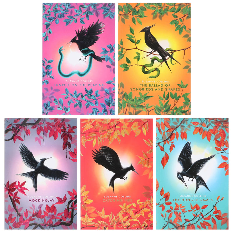 The Deluxe Hunger Games Collection by Suzanne Collins 5 Books Box Set - Ages 13+ - Paperback (Patterned Edge) Fiction Scholastic