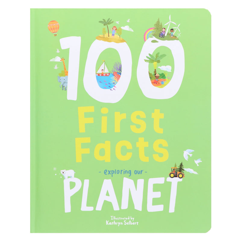 100 First Facts: Words, Animals & Planet 3 Picture books Children's collection set By Sweet Cherry Publishing - Ages 3-5 - Board Book 3-5 Sweet Cherry Publishing