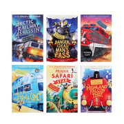 Adventures on Trains By M. G. Leonard & Sam Sedgman 6 Books Collection Set - Ages 9-11 - Paperback 9-14 Pan Macmillan