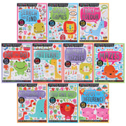 Playtime Learning Numbers Words Colours Sticker Activity 10 Books Set by Make Believe Ideas – Ages 4+ - Paperback 5-7 Make Believe Ideas