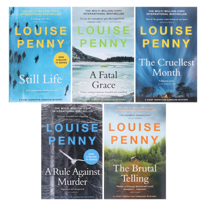 Chief Inspector Gamache Mystery Series (Book 1-5) by Louise Penny: 5 Books Collection Box Set - Fiction - Paperback Fiction Hachette