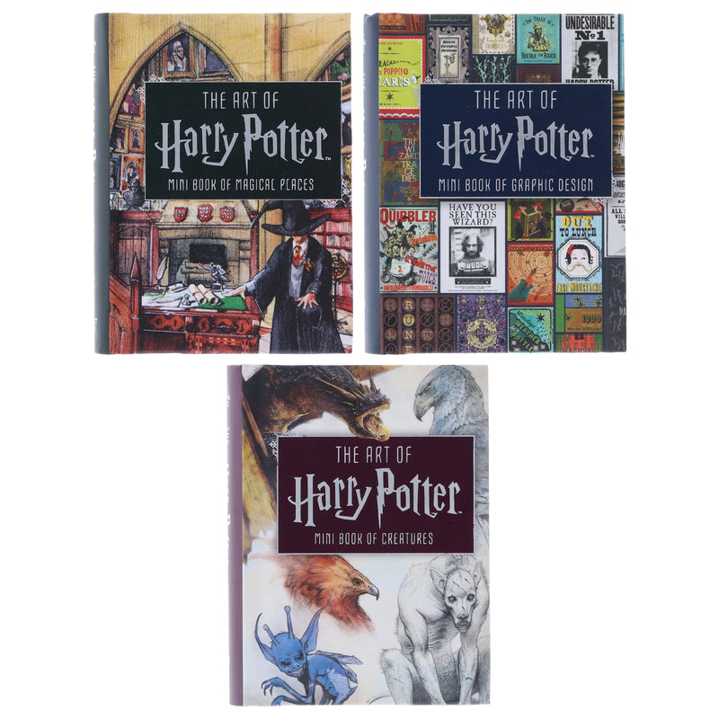 The Art of Harry Potter Series 3 Mini Books Collection Set - Ages 9+ - Hardback 9-14 Insight Editions