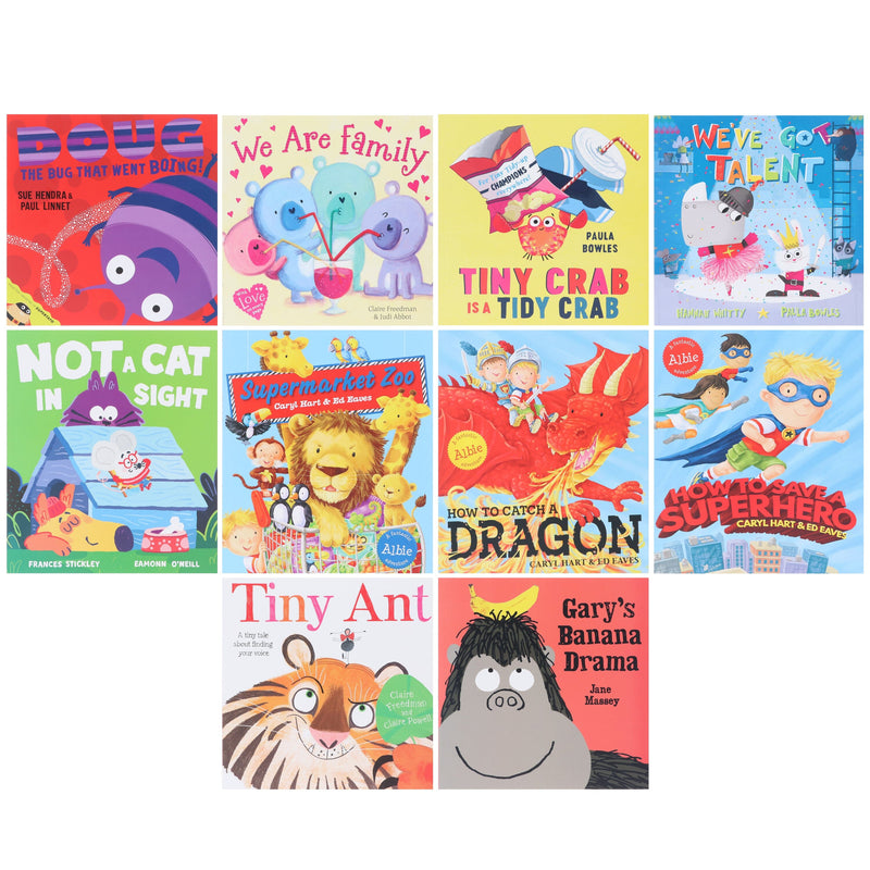 Children’s Picture Books Collection: Heartwarming, Funny & Empowering Animal Stories 10 Books Set - Ages 3+ - Paperback 3-5 Simon & Schuster