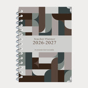 Teacher Planner 2026-2027 - Spiral Bound Hardback Non-Fiction PlannersForTeachers