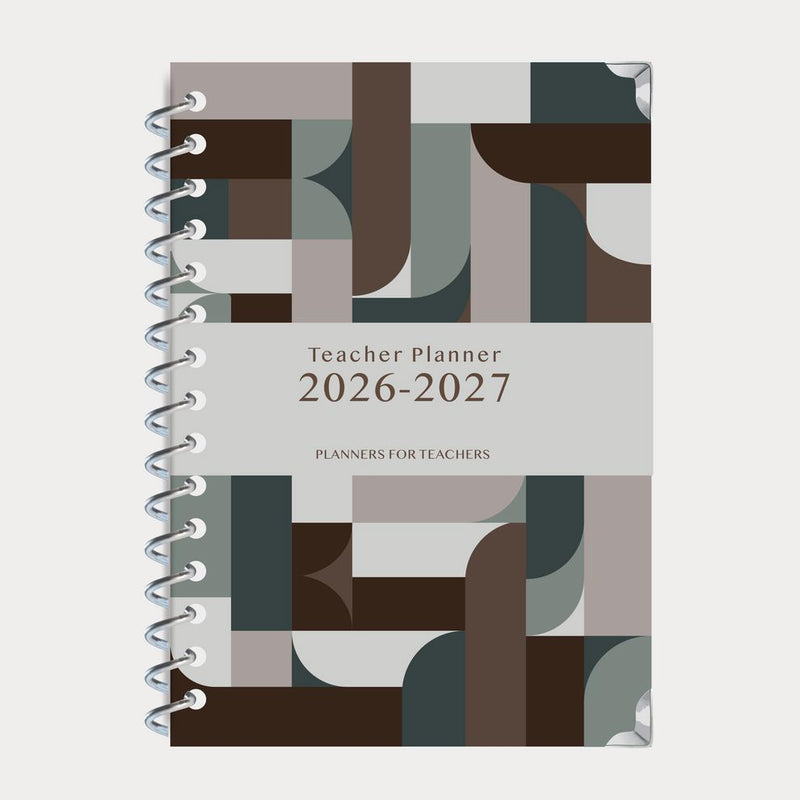 Teacher Planner 2026-2027 - Spiral Bound Hardback Non-Fiction PlannersForTeachers