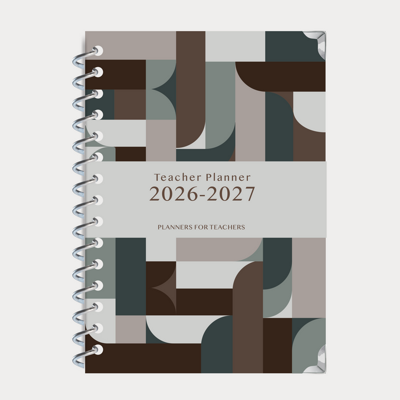 Teacher Planner 2026-2027 - Spiral Bound Hardback