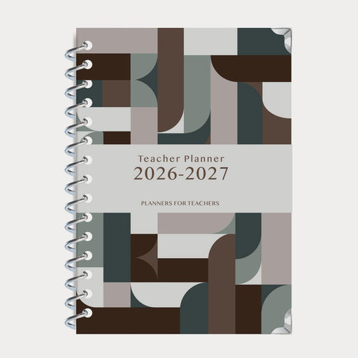 Teacher Planner 2026-2027 - Spiral Bound Hardback Non-Fiction PlannersForTeachers