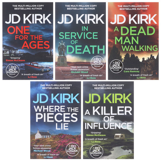 DCI Logan Crime Thrillers (Book 16-20) by JD Kirk 5 Books Collection Set - Fiction - Paperback Fiction Canelo