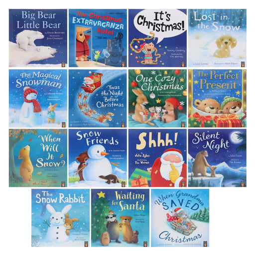 My Holiday Box: Fifteen Winter Stories to Treasure! 15 Books Collection Box Set - Ages 3+ - Paperback 3-5 Little Tiger Press Group