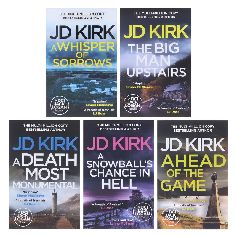 DCI Logan Crime Thrillers (Book 6-10) by JD Kirk 5 Books Collection Set - Fiction - Paperback Fiction Canelo