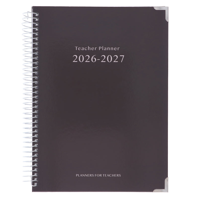 Teacher Planner 2026-2027 - Cocoa Edition - Spiral Bound Hardback