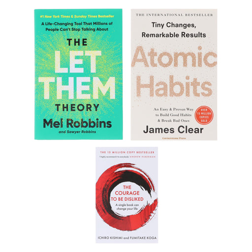 The Let Them Theory, Atomic Habits & The Courage To Be Disliked 3 Books Collection Set - Non Fiction - Paperback/Hardback Non-Fiction Hay House UK Ltd