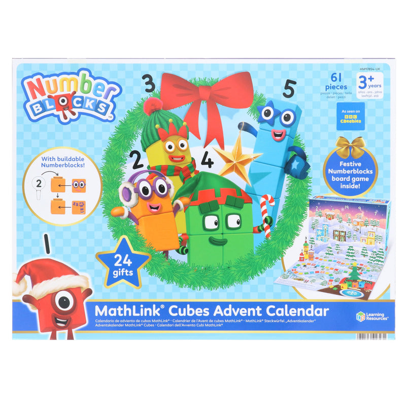 Learning Resources: Numberblocks MathLink Cubes Advent Calendar - Ages 3+ - Educational Toy 3-5 Learning Resources
